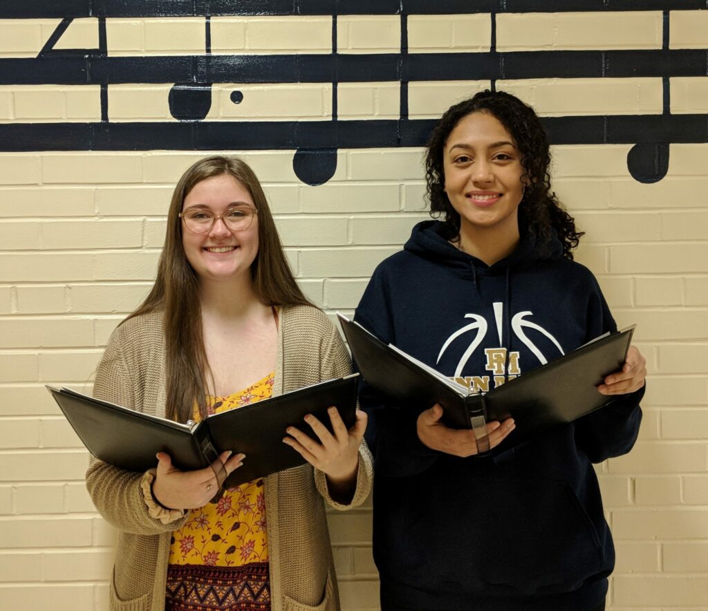 Diane Imboden and Sierra Echavarria.