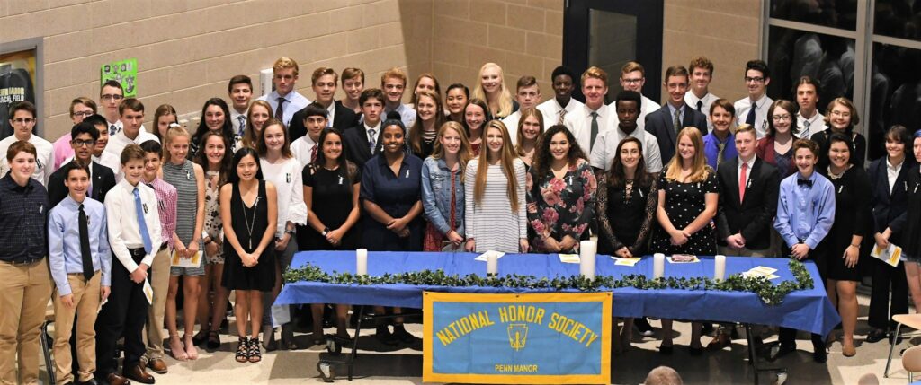 National Honor Society inductees