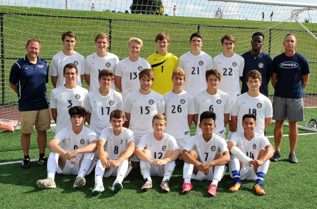 2017-2018 boys' soccer team