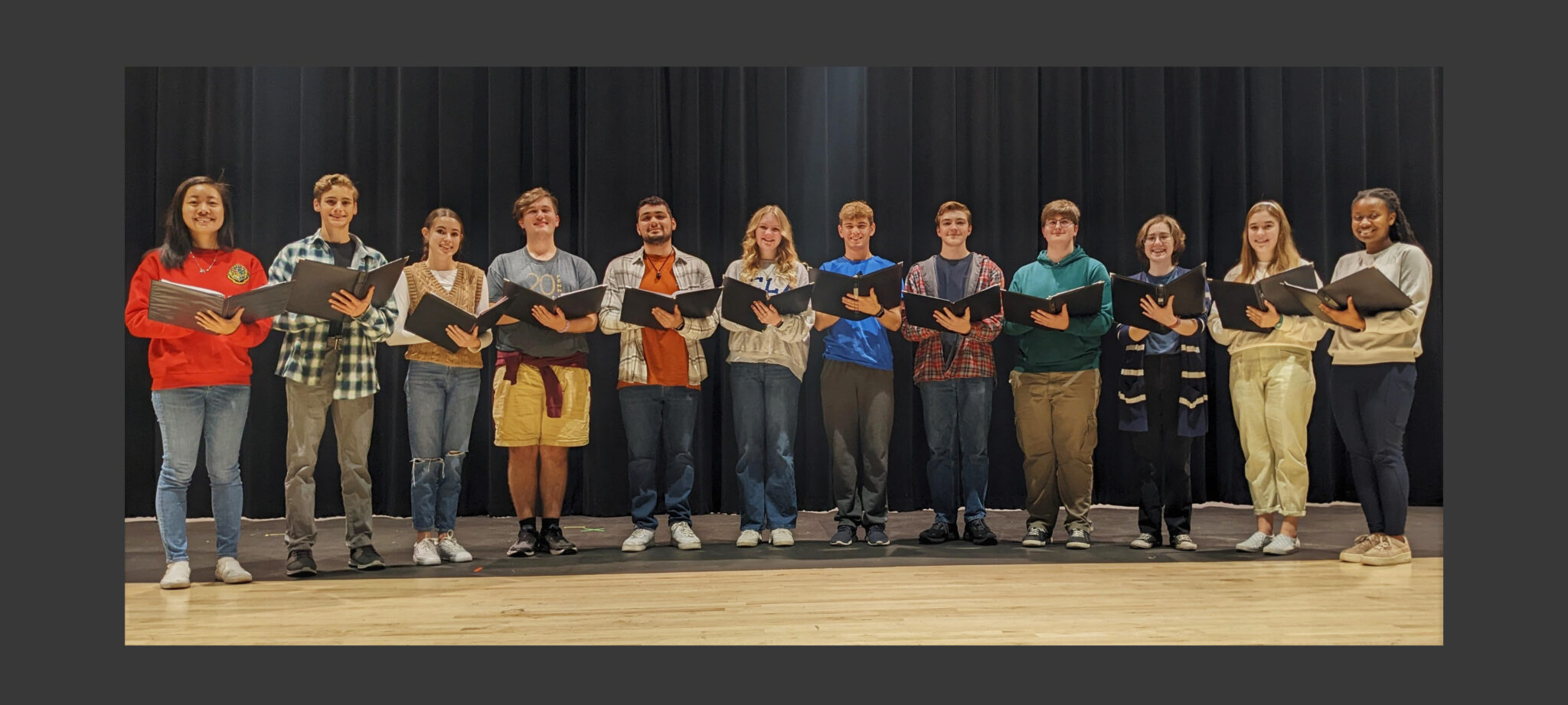 Photo of District Chorus students.