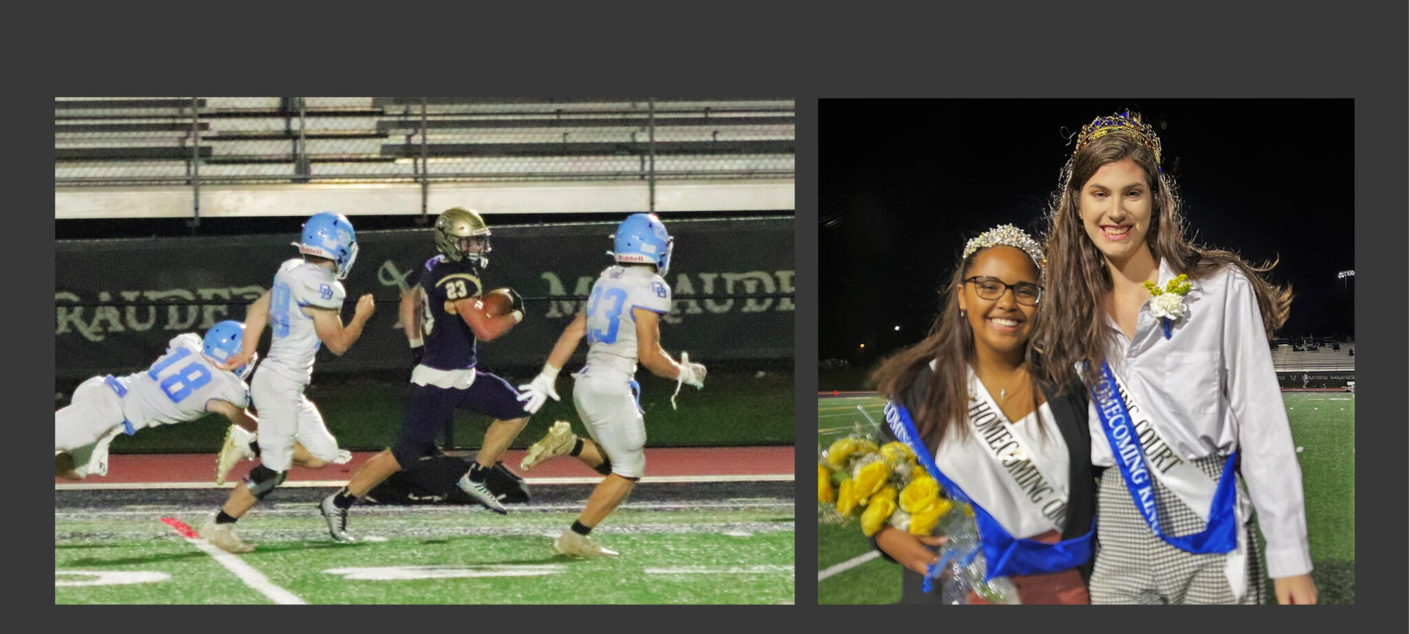 Sean Hoffman and Mia Anger named Homecoming King and Queen