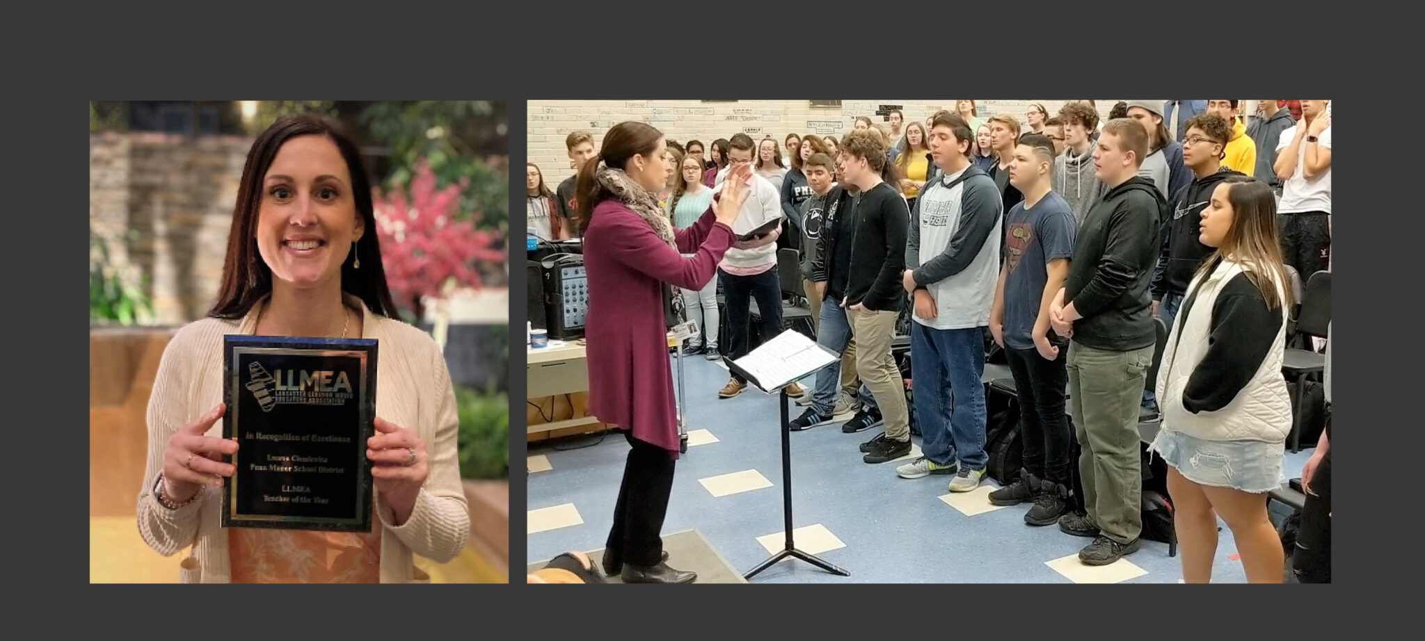 Mrs. Ciemiewicz named LLMEA Music Teacher of the Year