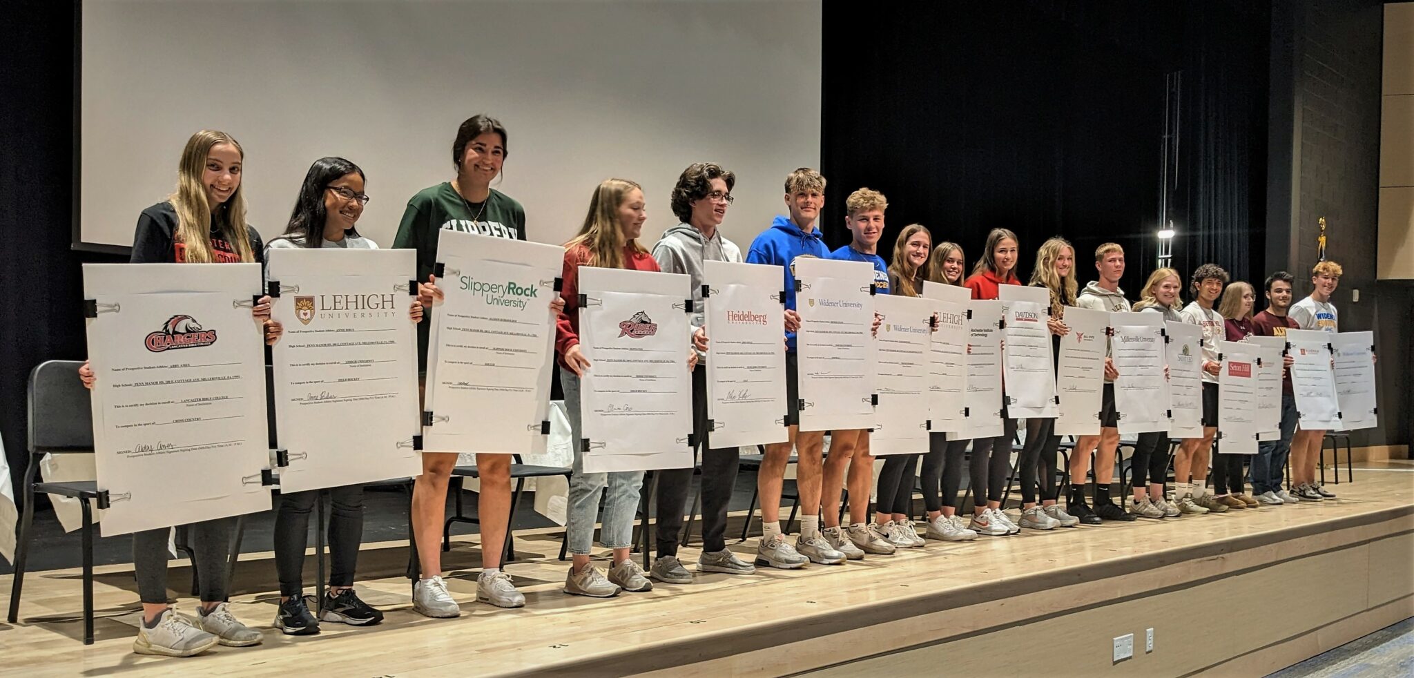 17 Penn Manor student athletes participate in National Signing Day