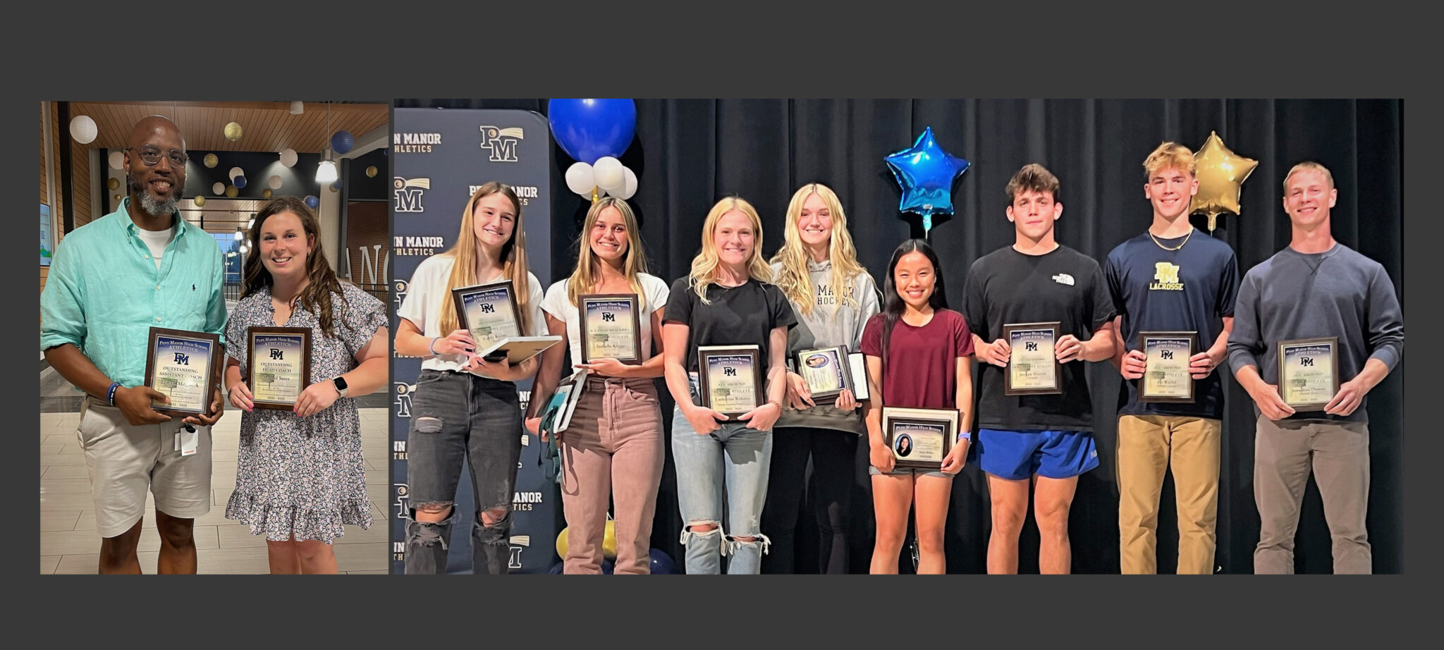 Senior student athletes and coaches earn sports awards